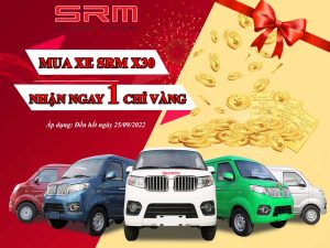 mua xe srm x30 tang chi vang