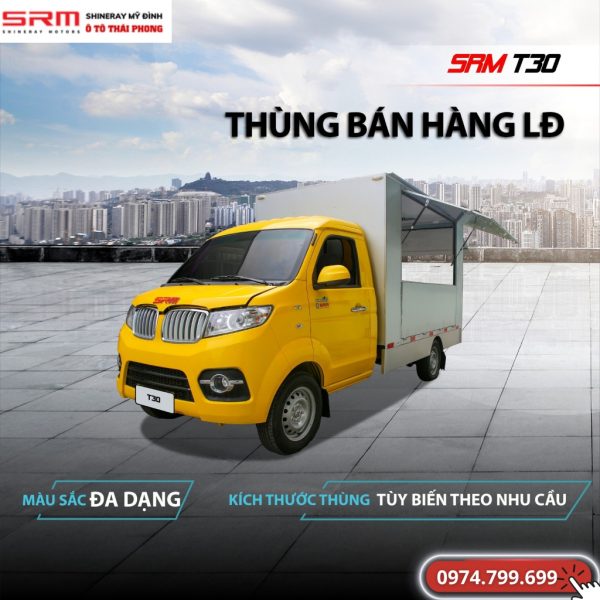Xe tải SRM T30 bán hàng lưu động