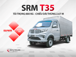 Xe Tải SRM T35 Thùng Kín